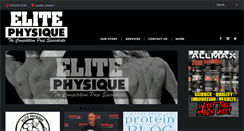 Desktop Screenshot of elitephysique.ca