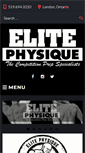 Mobile Screenshot of elitephysique.ca